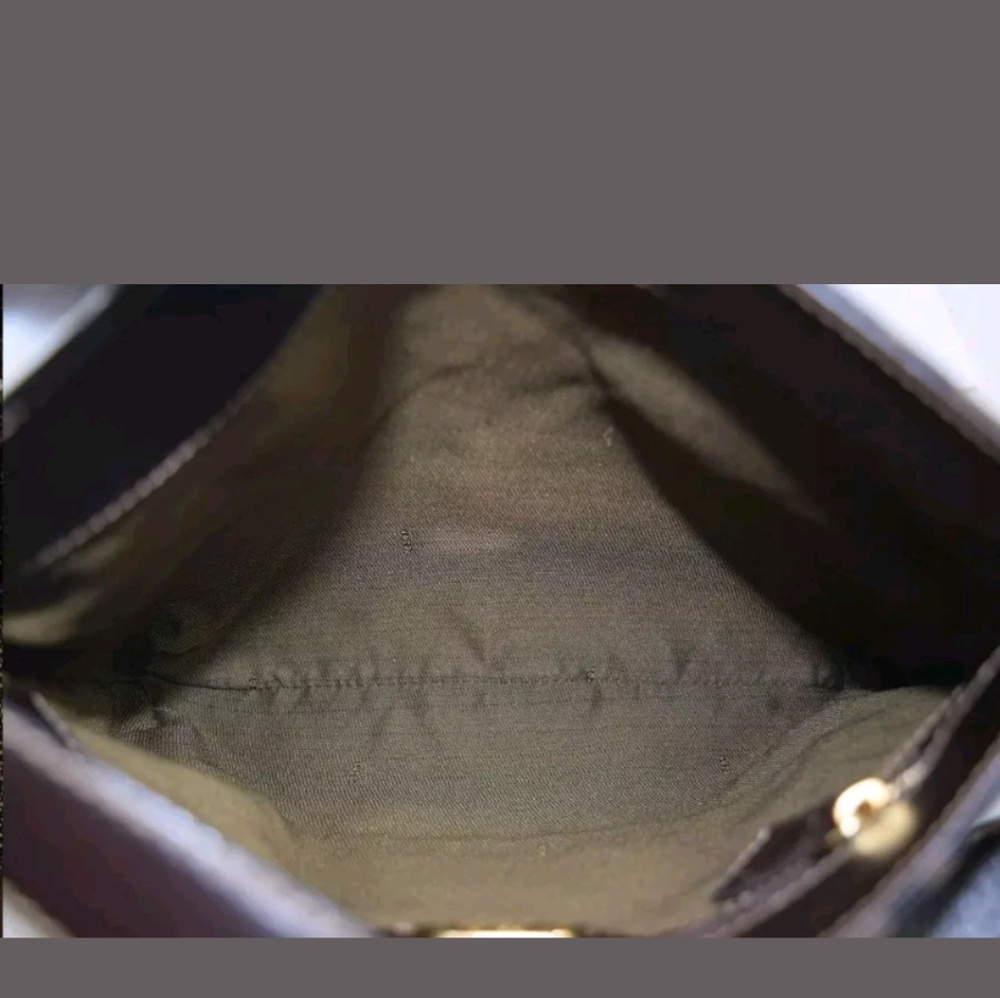 Authentic Fendi Shoulder HandBag Logo Cavas Purse - Picture 7 of 8